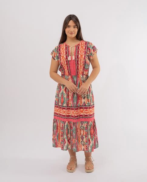 blusa mix estampados con textura