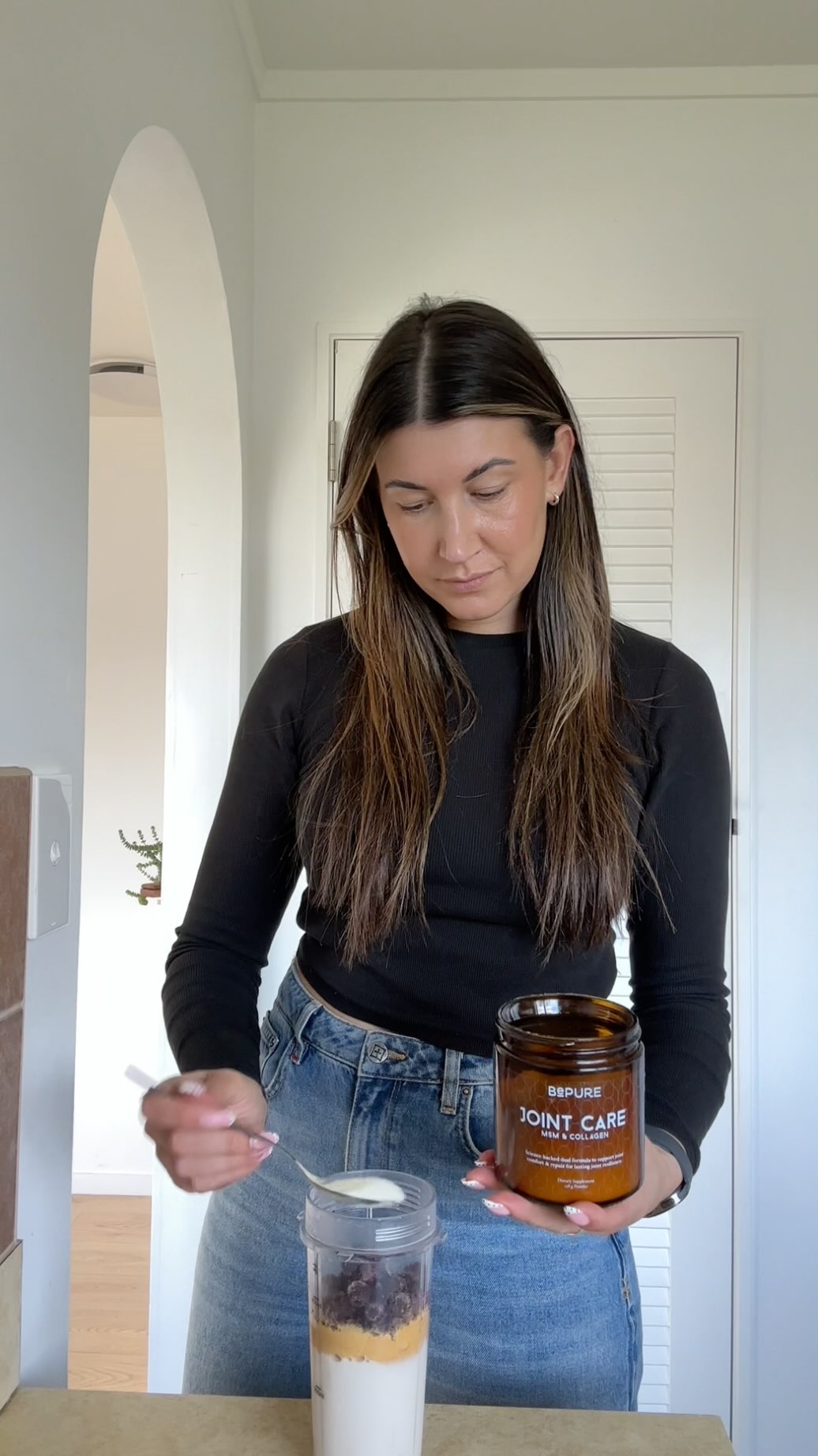 In motion with Amelia.

Our latest way to support you - BePure Joint Care MSM & Collagen. For that easy, strong, yours-to-keep kind of movement 💜