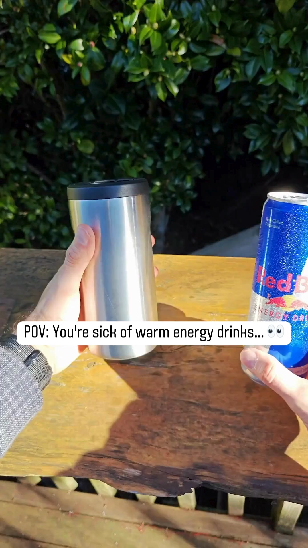 POV: You’re sick of warm energy drinks... 👀