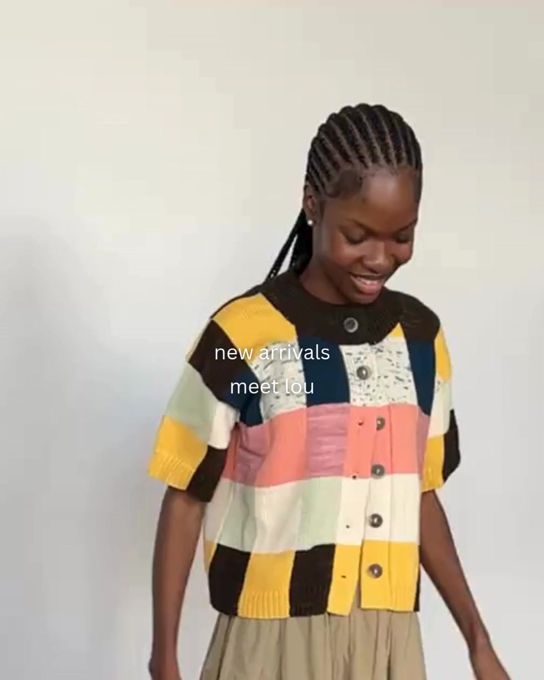 Meet the Lou Color Block Cardi