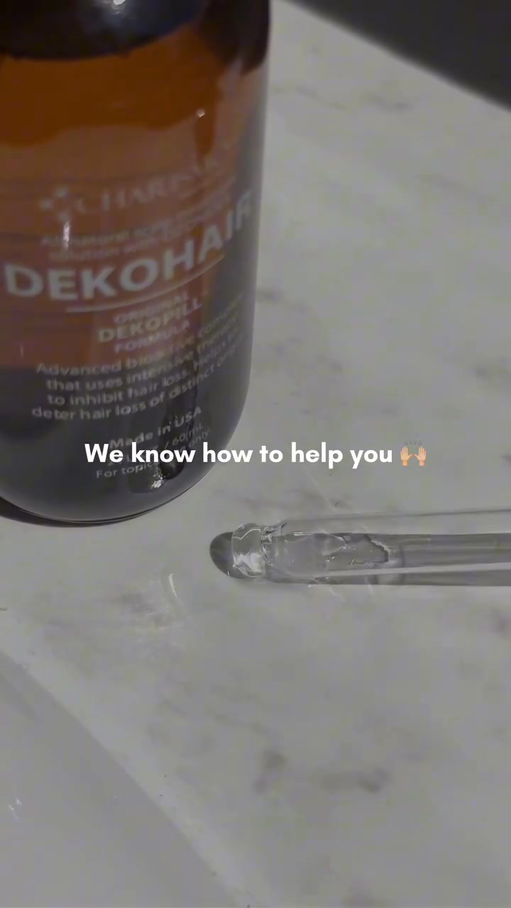 Severe hair loss isn’t a life sentence.

Even hereditary alopecia can be eased with the right approach.

With DEKOHAIR, visible shedding reduces in just 30 days, and your hair takes on a healthier look..

After 90–180 days, your hair feels thicker, stronger, and naturally more balanced.

Try DEKOHAIR completely risk-free. Don’t like the results? We’ll refund your purchase. 

Order DEKOHAIR and start your hair restoration treatment today — click "Shop Now".