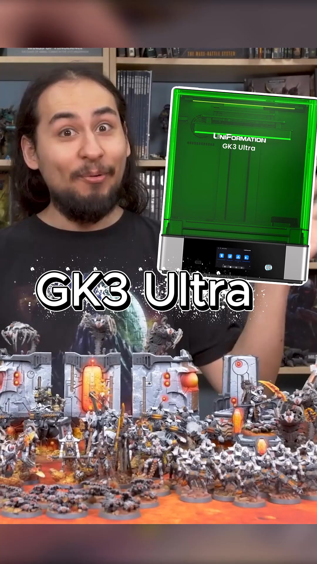 Check out how @EonsOfBattle used the GK3 Ultra to bring the Necron Tomb Library to life. Seeing those massive sarcophagi and eerie obelisks come off the build plate in 16K detail is just mind-blowing.

The best part? He mentioned how the flip-cover design and internal heating made a huge difference in keeping his workflow smooth and failure-free. If you're building a dynasty, this is the way to do it.

Watch the full masterclass in Necron hobbying here: 🔗 https://www.youtube.com/watch?v=IUENe3e_1WI

#UniFormation #GK3Ultra #Warhammer40k #Necron #ResinPrinting #MakerCommunity #uniformation3d