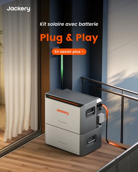 Kit solaire avec batterie Jackery