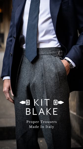 Kit Blake Trousers - Proper Trousers, Made In Italy