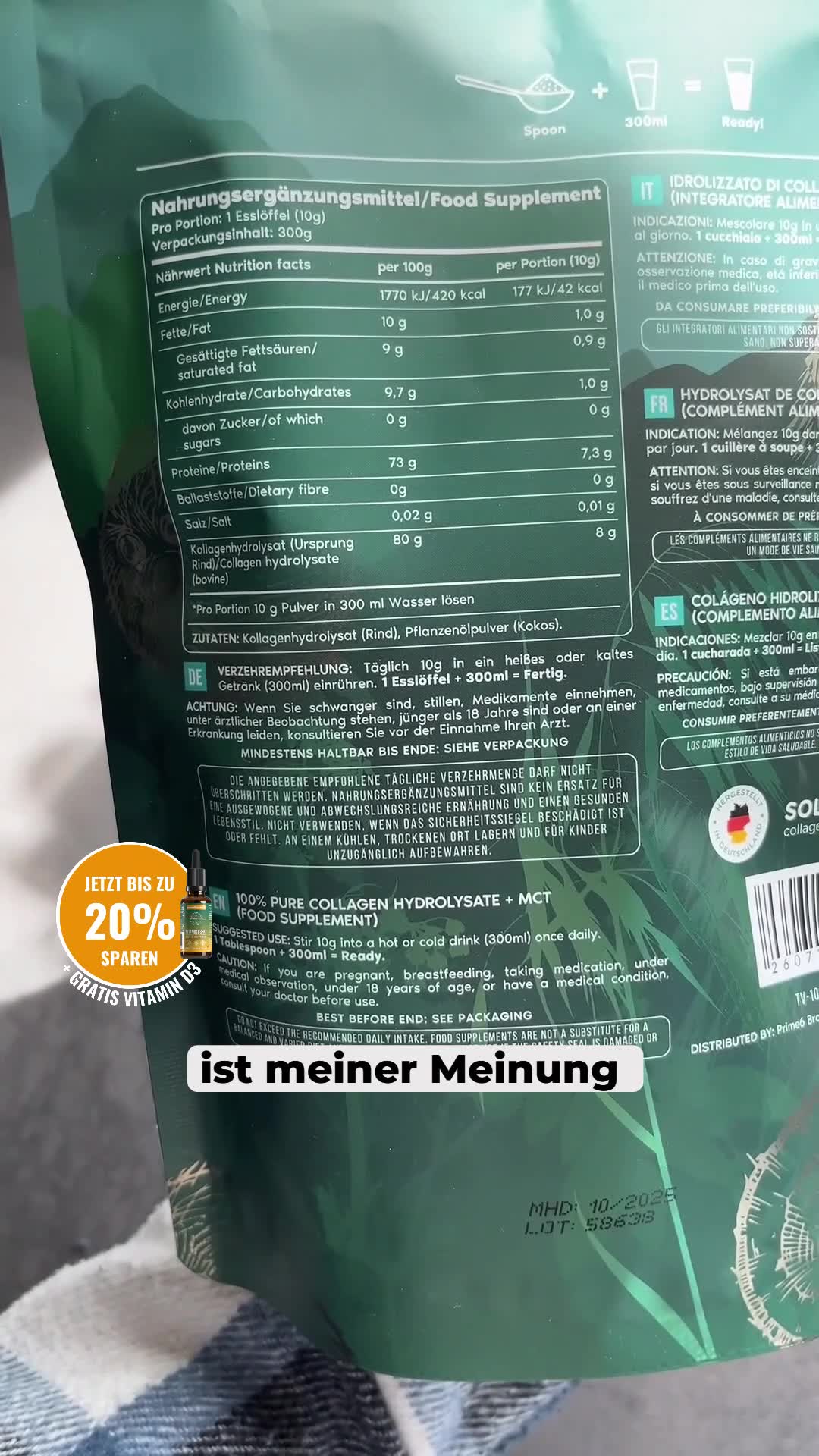 COLLAGEN MCT | ⭐️ 4.9 Sterne Bewertung