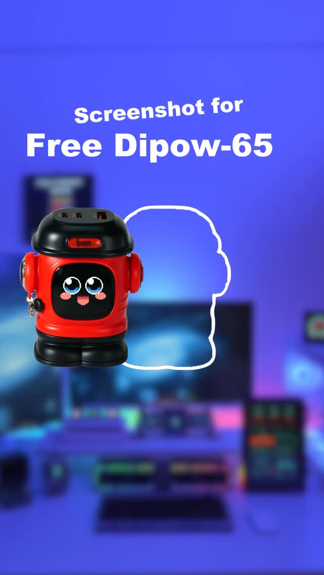 Here’s a concise and clear English version of your giveaway rules:

Win a FREE Dipow-65 This Month!
Capture a screenshot when the Dipow-65 reaches the line for a chance to win!

How to Enter:
- Screenshot this post once the Dipow-65 hits the line. 
- Like this post & comment ”WON!“ below. 
- DM us your screenshot. 
- Follow @divoom_global .

One lucky follower will be randomly selected to win a Dipow-65!

Giveaway ends: October 29th, 9 PM.

🚨 Important: We will not contact you from other accounts. Beware of scams. The winner will be announced only through our official account.

Let me know if you‘d like the tone to be more casual or more formal.#divoom #techlife #giftbaskets #instamood #giveaways #pixelart #givethanks #screenprint