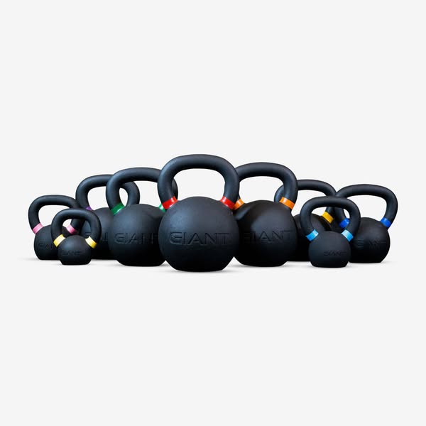 GIANT Rubber Hex Dumbbell Pairs - Ergonomic