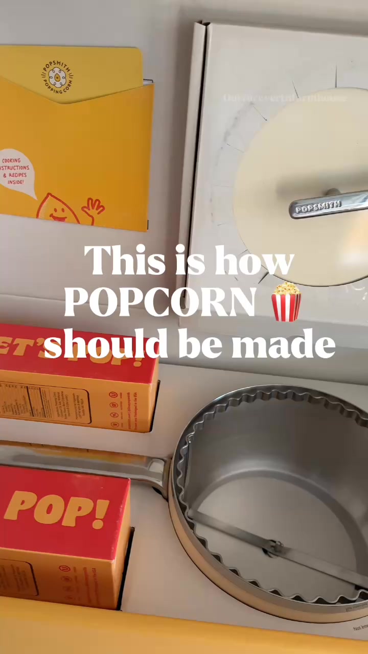 Our Favorite Popcorn Popper Linked Here 🍿