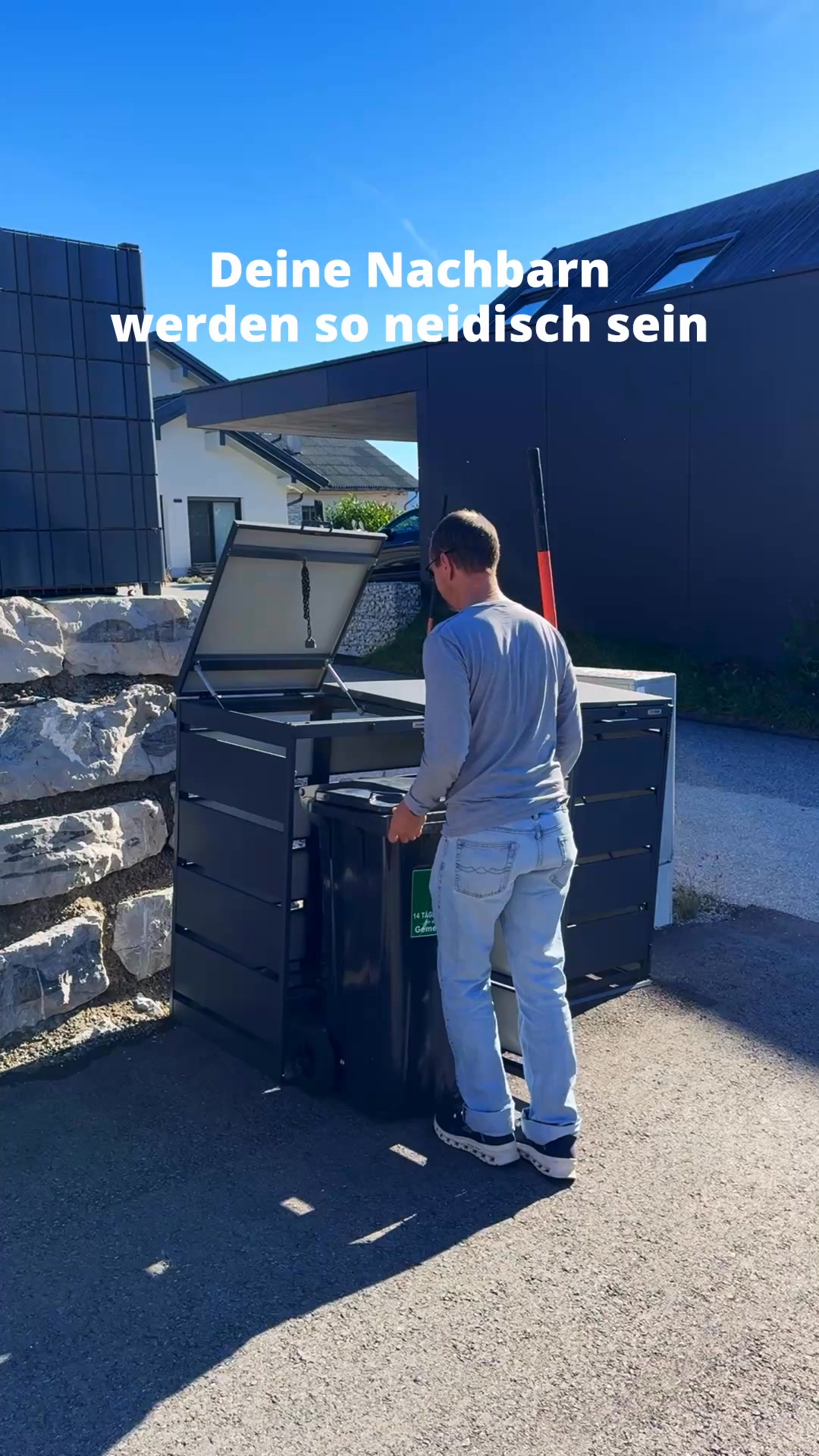 Stilvolle Mülltonnenboxen entdecken 😍