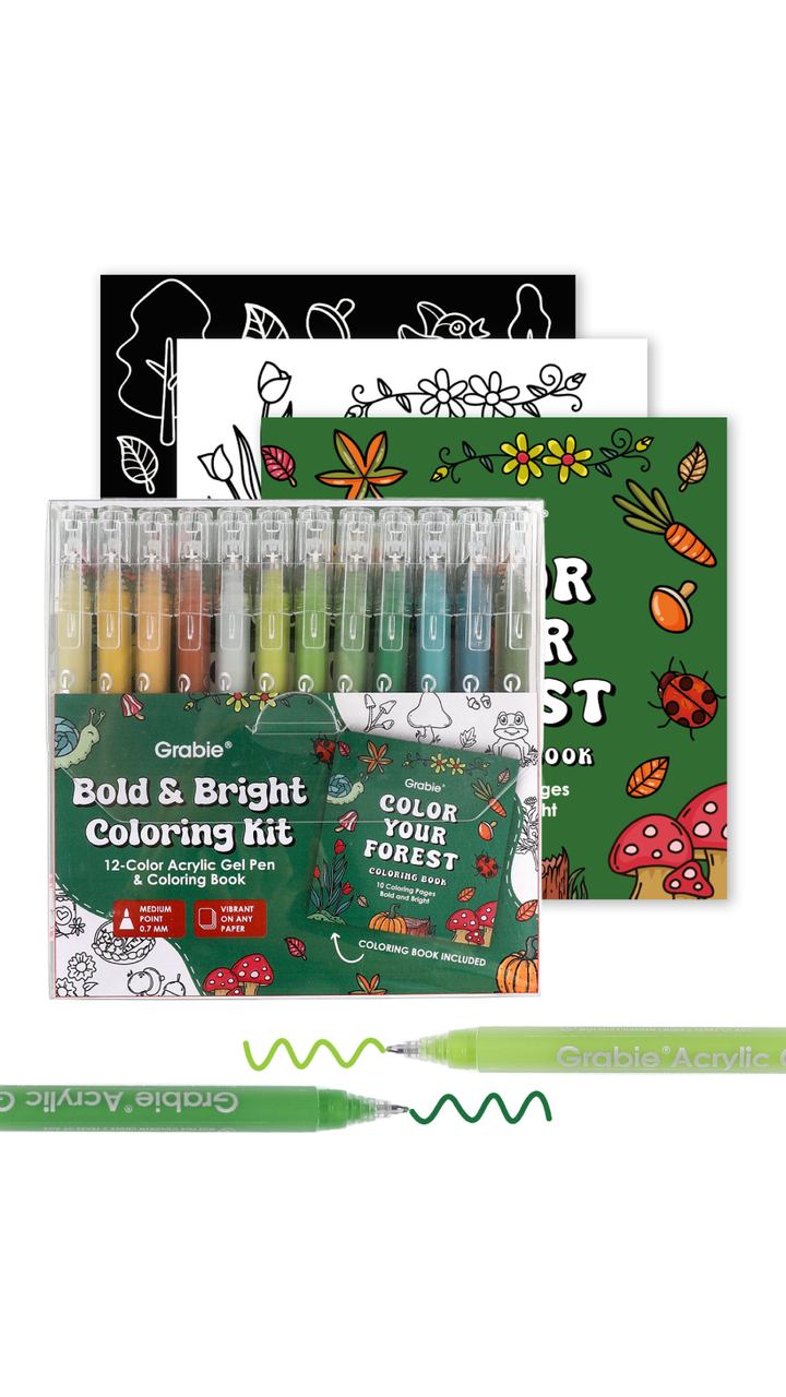 Bold & Bright Coloring Kit