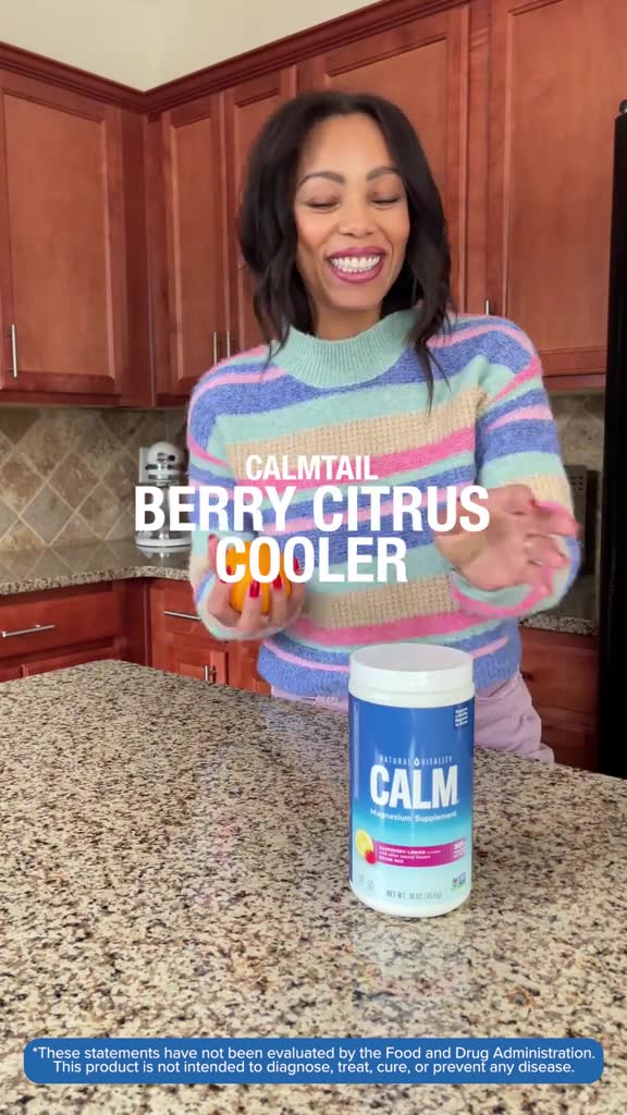 Calm Powder (Raspberry Lemon), 16 oz (453 g) Powder