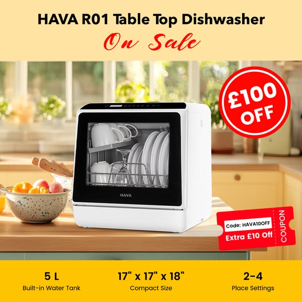 HAVA Tabletop Dishwasher