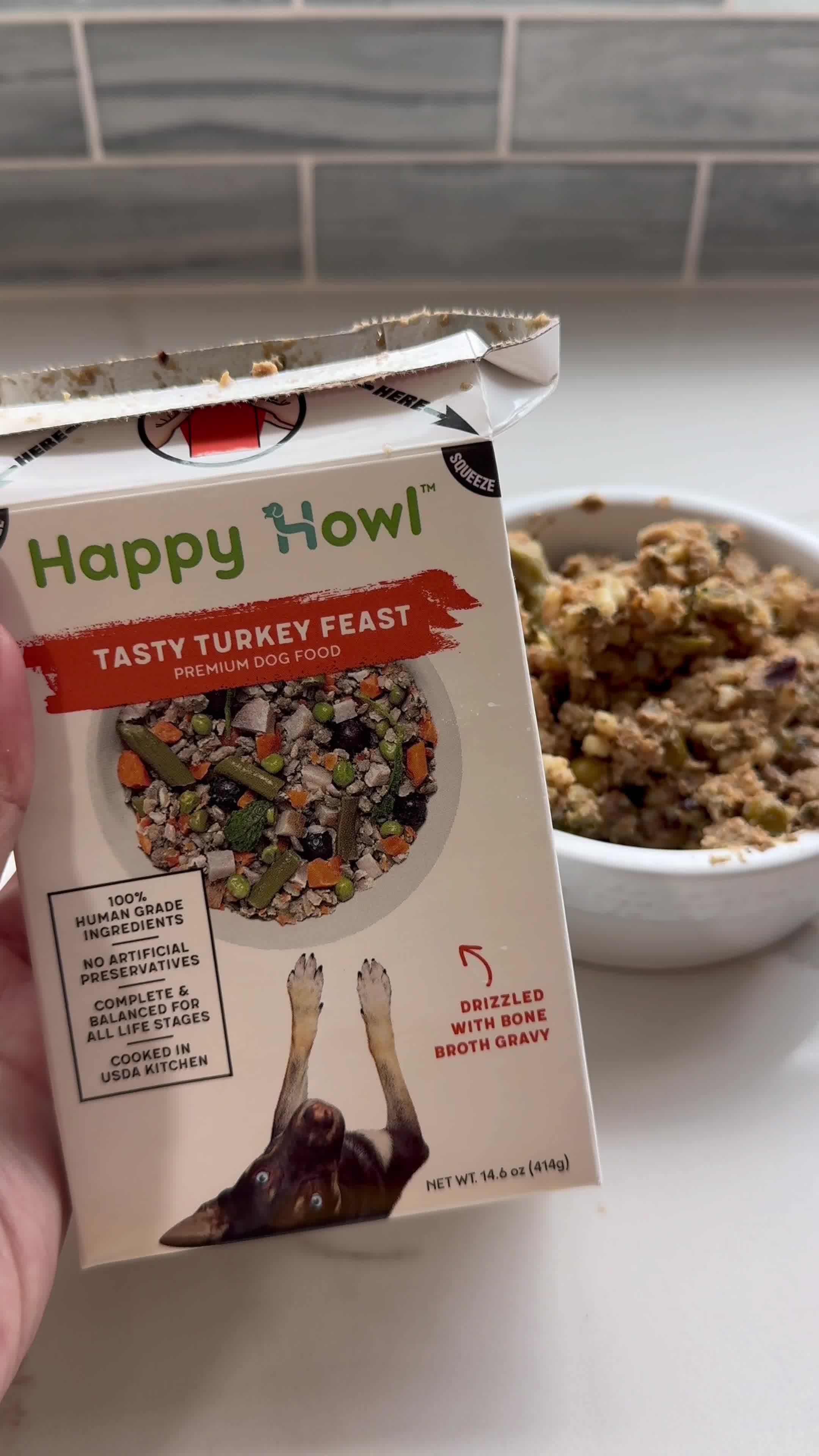 Make the switch to shelf stable, human-grade dog food with Happy Howl.