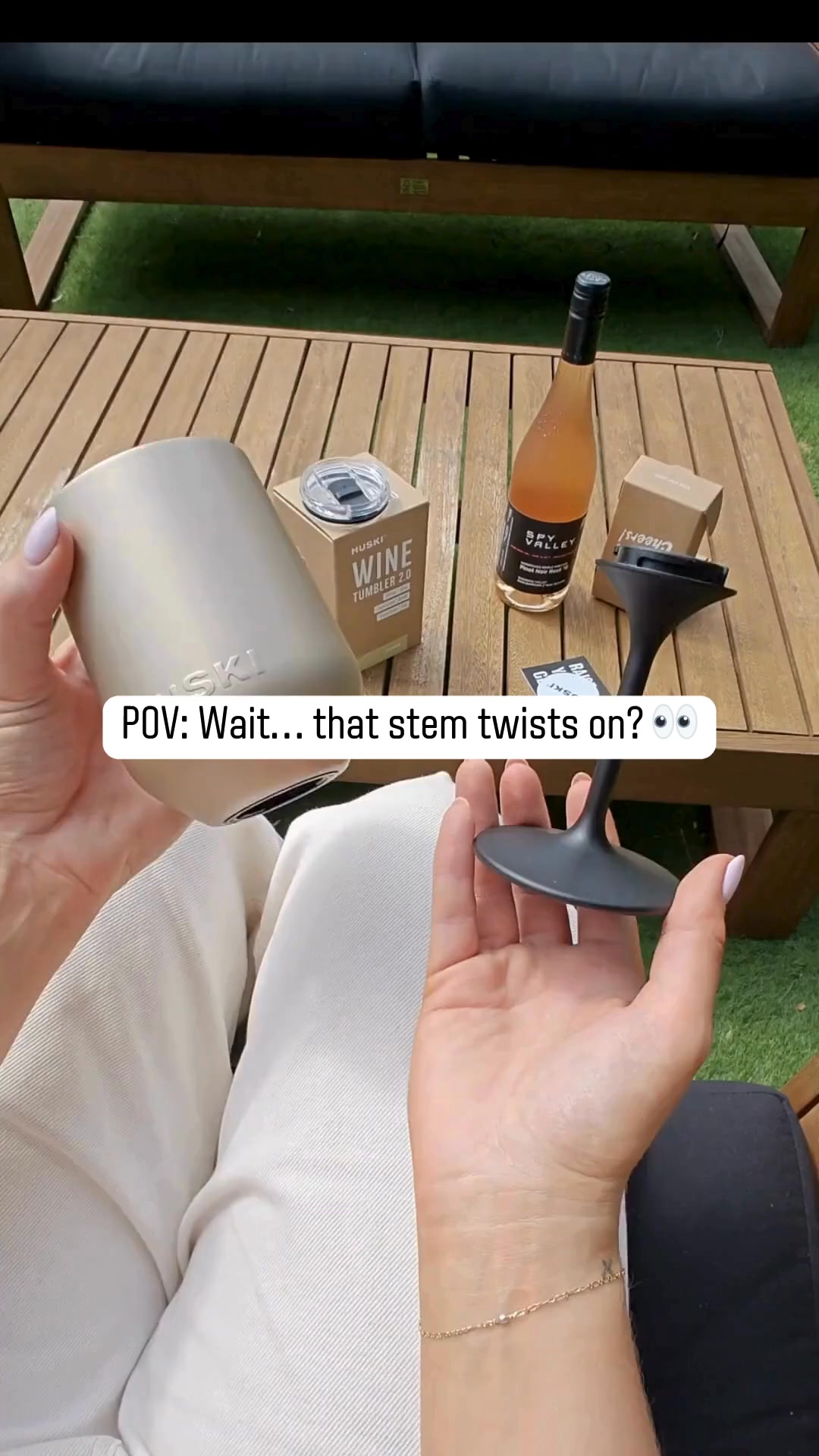 POV: Wait… that stem twists on? 👀