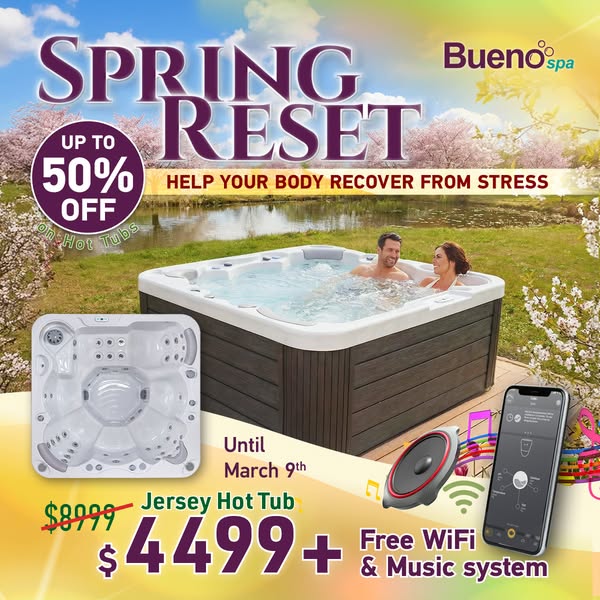 Save Up to 50% on Hot Tubs