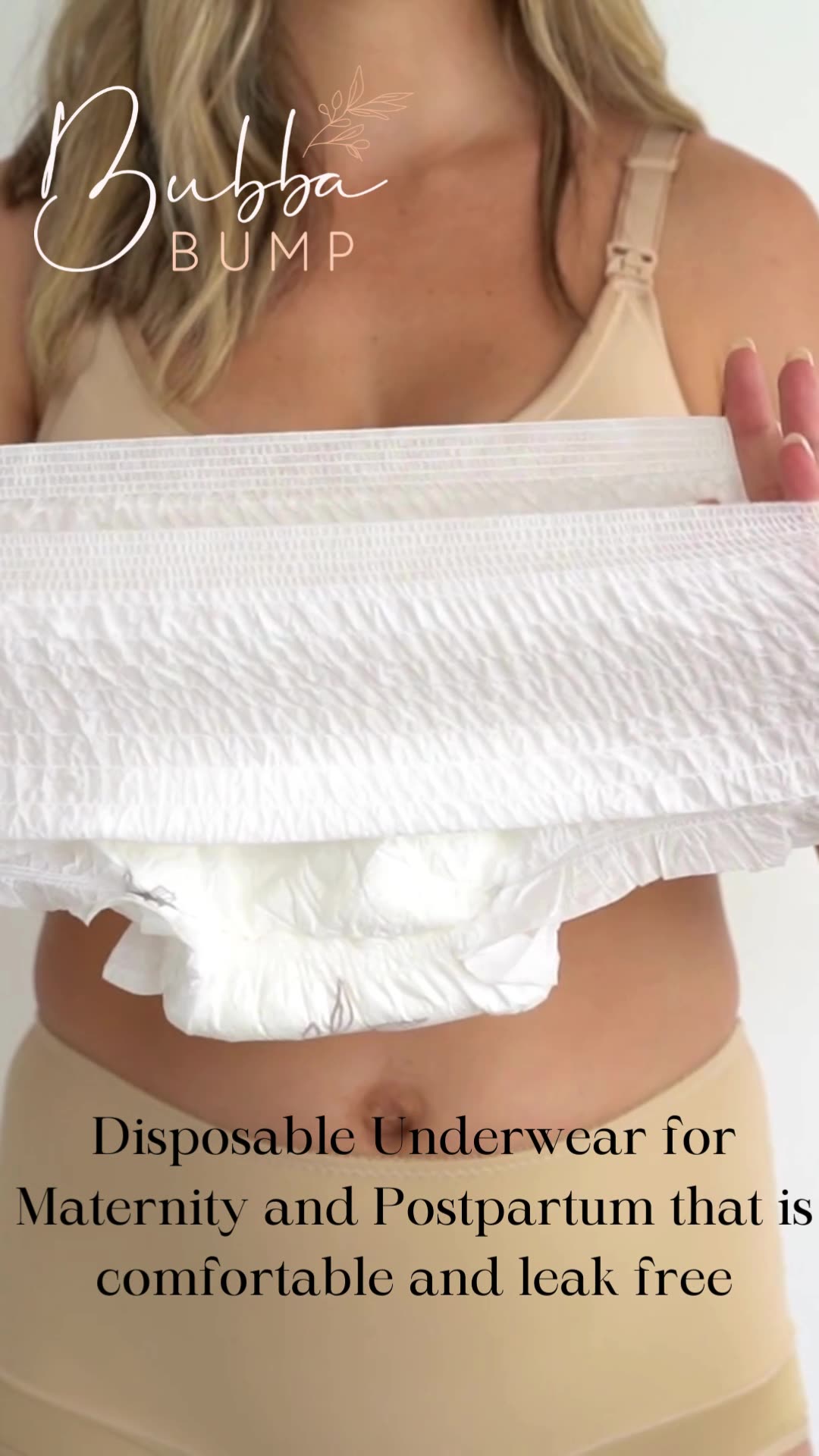 For your postpartum journey in comfort. Bubba Bump’s postpartum essential Disposable Underwear is our award winning best-seller in comfort for Postpartum