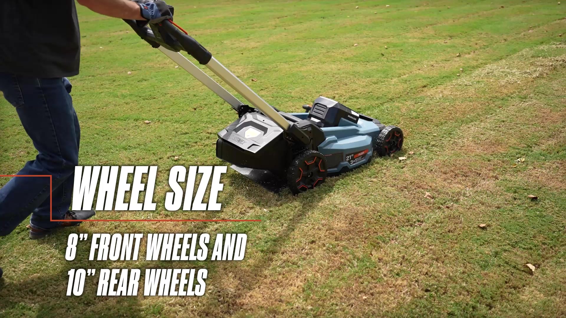 SENIX X6 60V Max* 21" Cordless Lawn Mower, Brushless (6.0 Ah Battery & Charger Included)