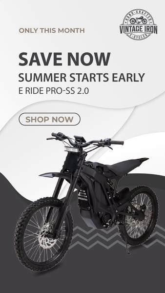 Conquer Trails with the eRide Pro E-Dirt Bike!