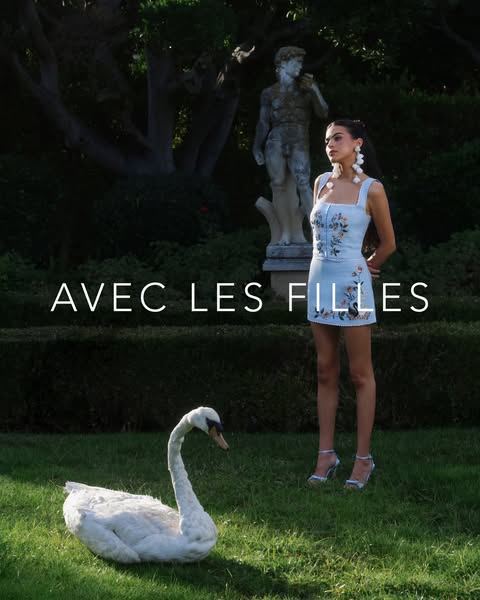 A study in Spring coordination. The Embroidered Linen Blend set, coming soon.