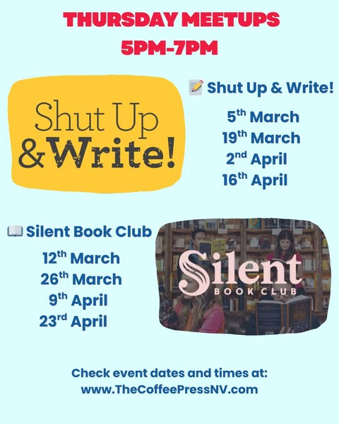 Events - The Coffee Press - Henderson, NV