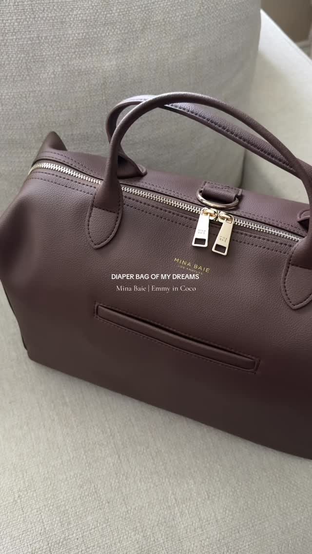 From diapers and snacks to a few of my own everyday essentials, this diaper bag literally holds everything I need for both my newborn & toddler. It keeps me organized as a type B mama and the chic look is just the cherry on top!! 🤎🧸🍒 @minabaie 

#minabaie #minabaiediaperbag
#diaperbag #diaperbagessentials #momstyle #gifted