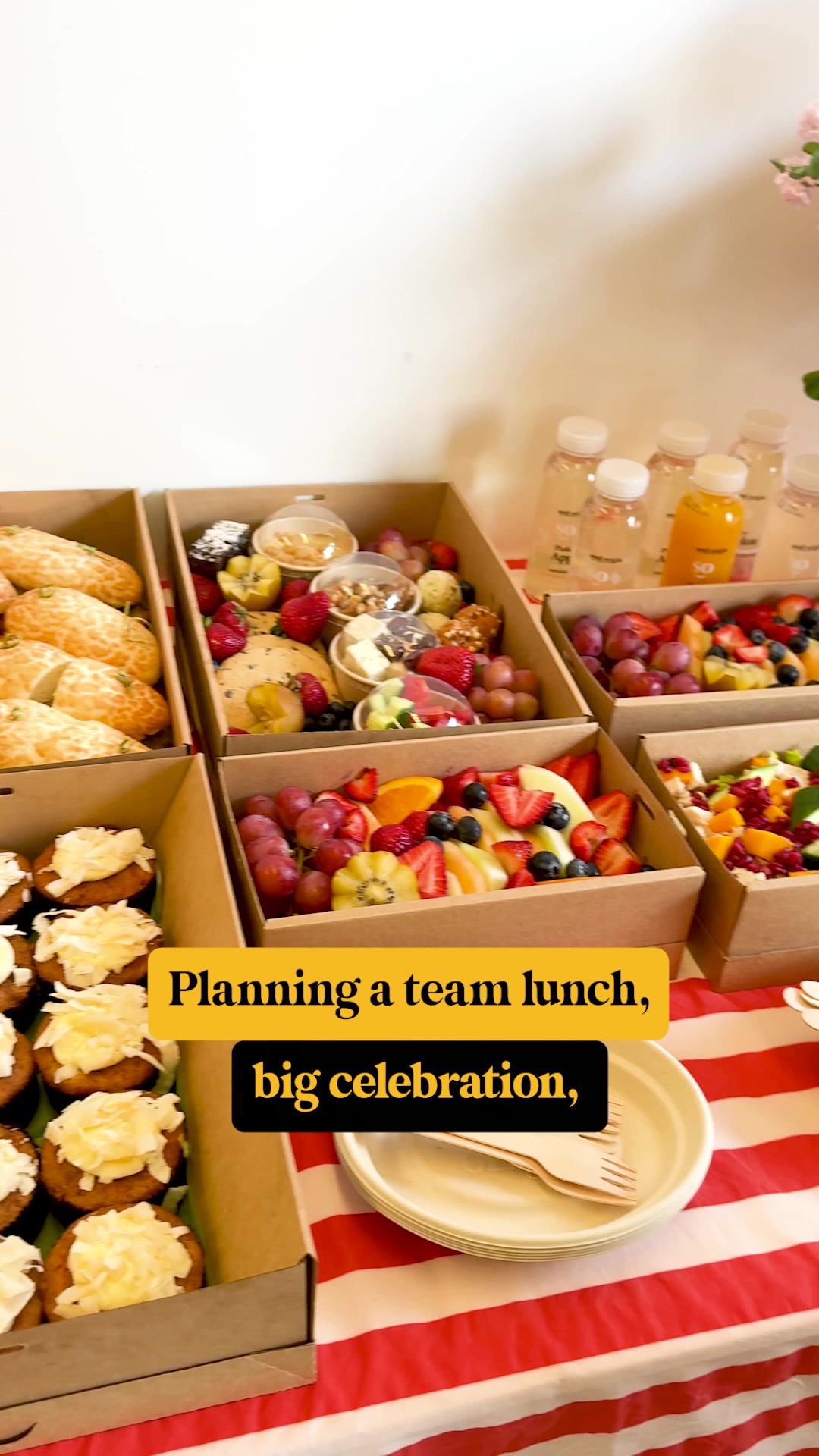 Plan Ahead. Cater SO Well.