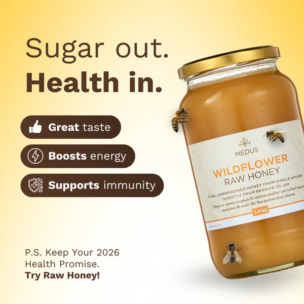 Your Body Wants Raw, Organic Honey! 🍯