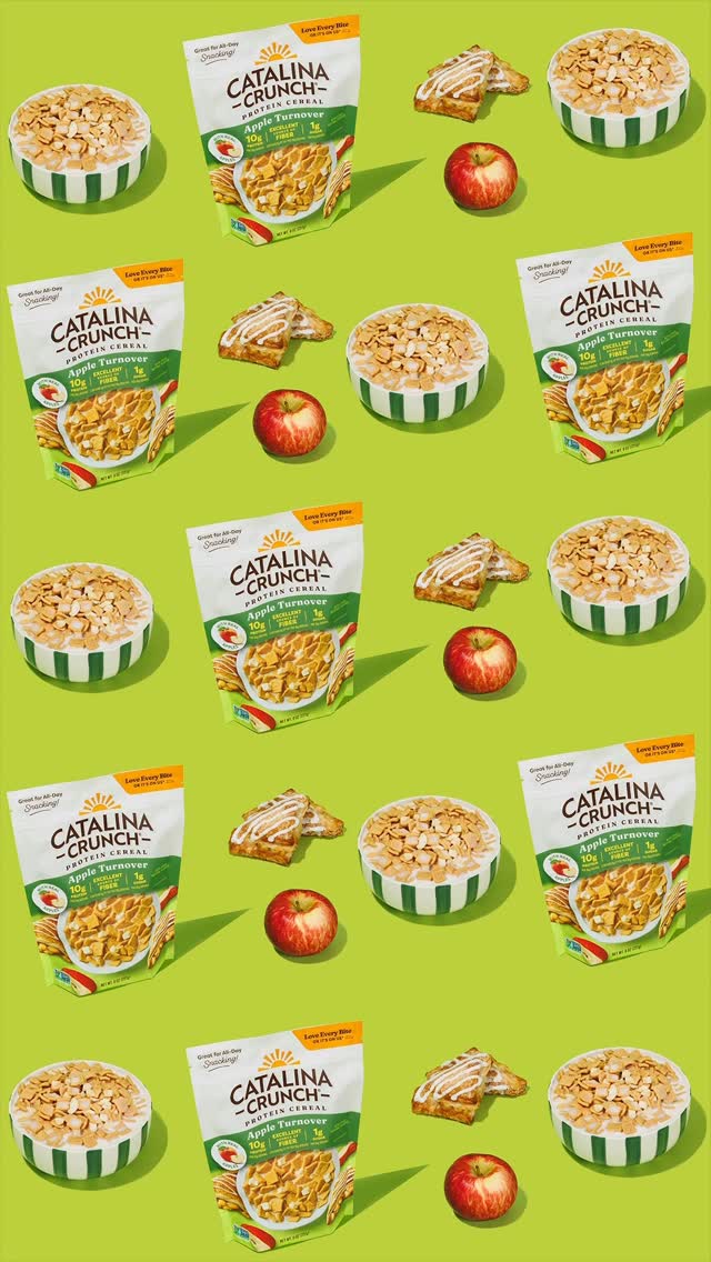 Crave the turnover. Skip the baggage. Join the Snack Swap with Catalina Crunch and opt for our Apple Turnover Protein Cereal. 🍏
