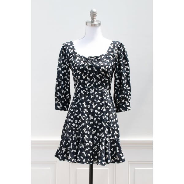 Harlow Satin Dress - Emerald Green