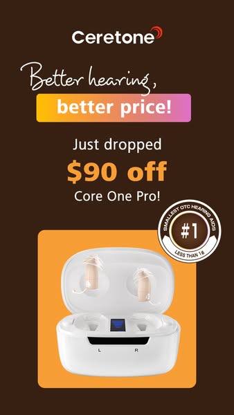 Smallest OTC Hearing Aid Ever