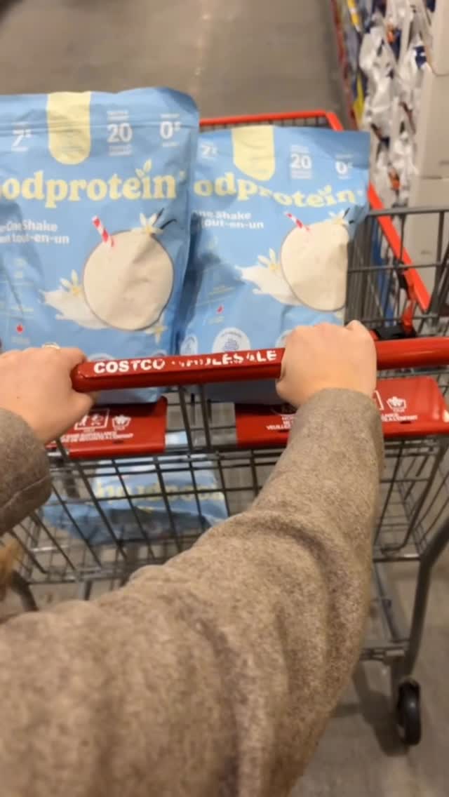 Bonne nouvelle! Avoue que tu vas t’en chercher aussi? @goodprotein #costco #goodprotein #vanille #chocolat