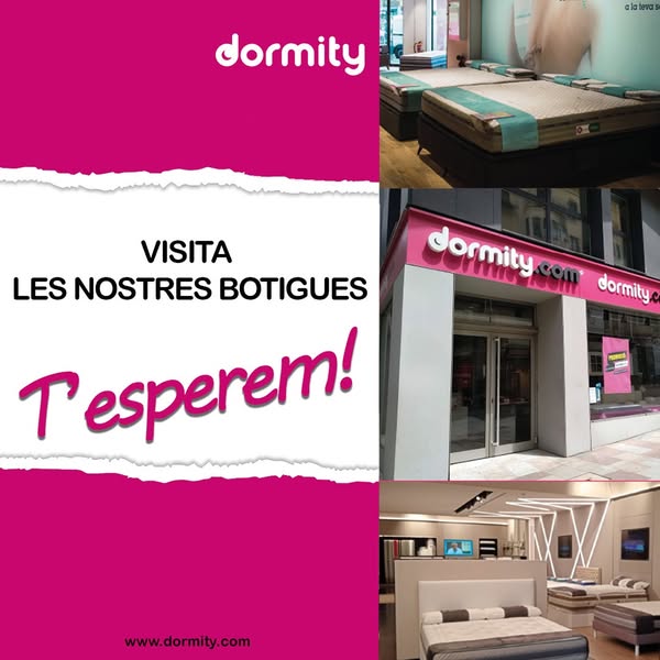 Visita'ns a la nostra botiga Dormity a Barcelona 🏬 Descobreix una àmplia gamma de productes per al descans. T'esperem amb la millor qualitat i atenció!