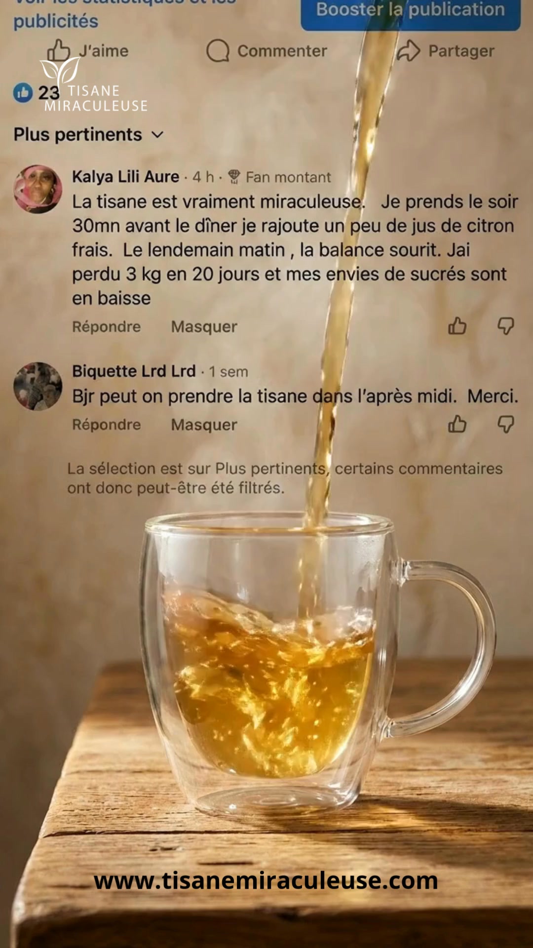 Le lendemain matin, la balance sourit.