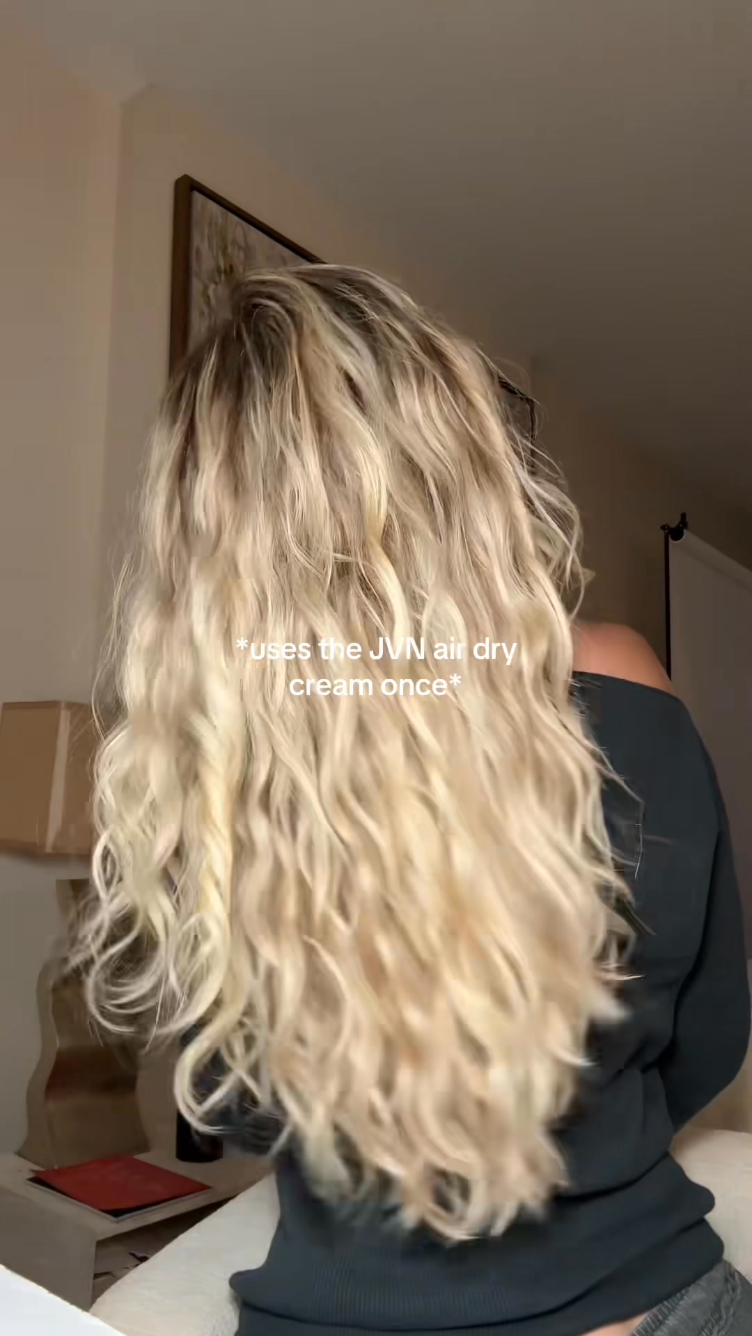 Effortless Curls, Air Dried