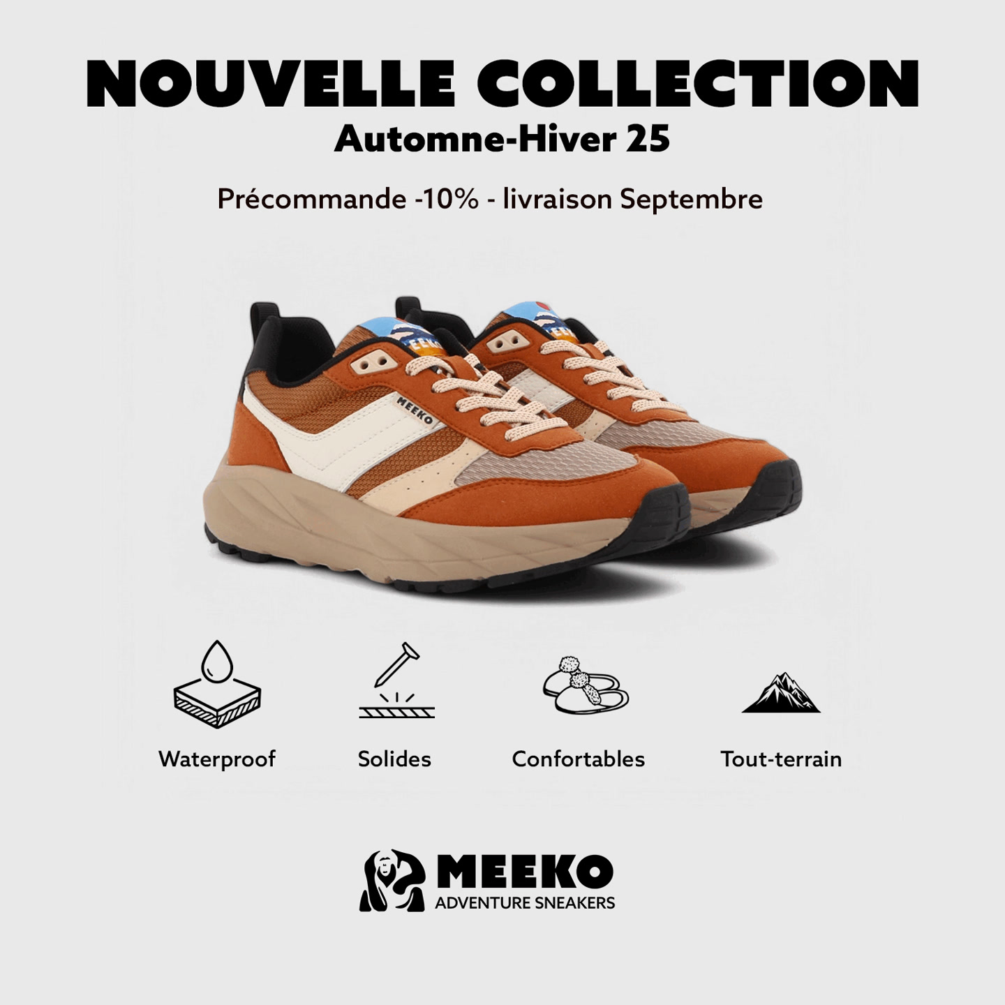 La PONGO, une running tout-terrain légère et confortable