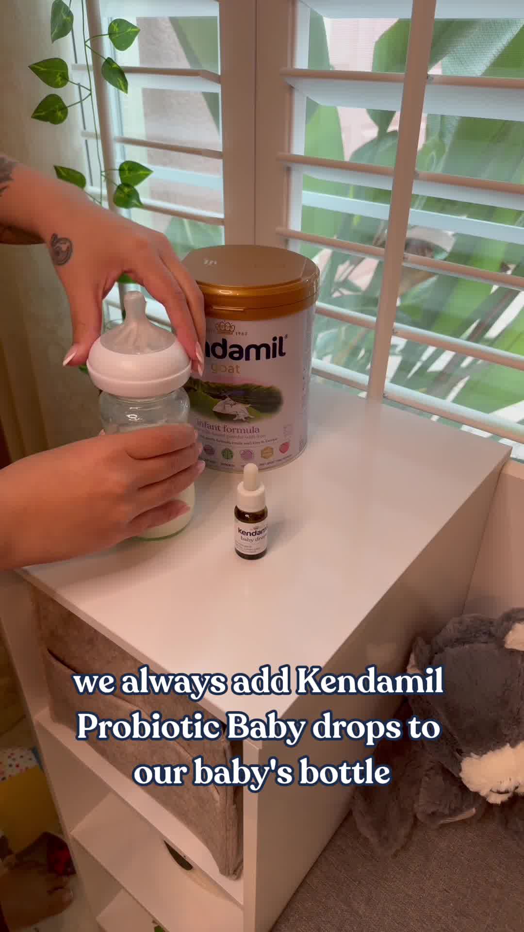 Meet Kendamil Probiotic Baby Drops. Friendly Bacteria For Little Tummies. Available now at Target
✅  European made
✅  3 probiotic strains
✅  Non-GMO 
✅  Gluten Free