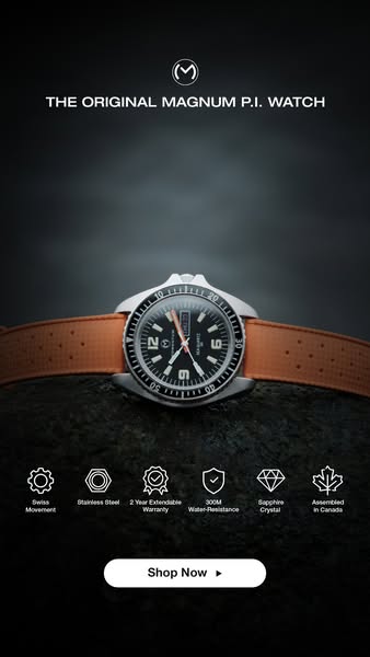 The Original Magnum P.I. Watch