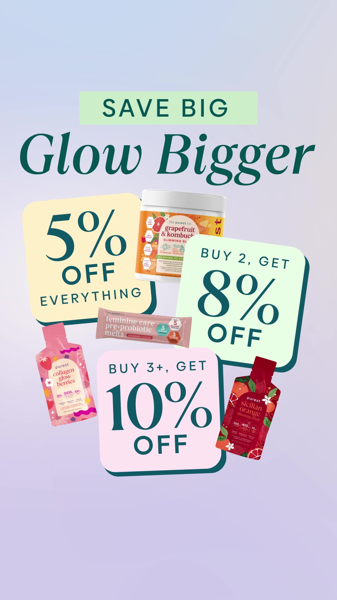 5-10% Off The Purest Glow 💖