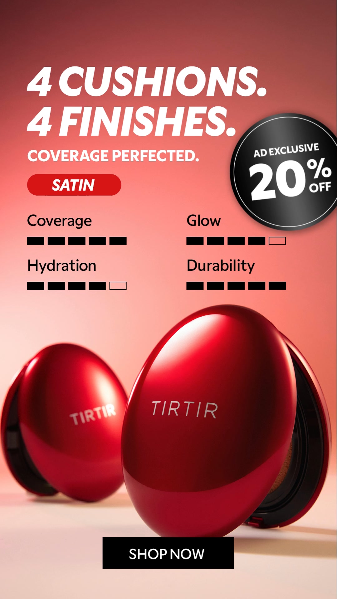 Exclusive 20% Off TIRTIR Cushions