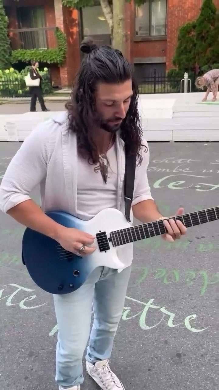 You don't need an amp with this axe