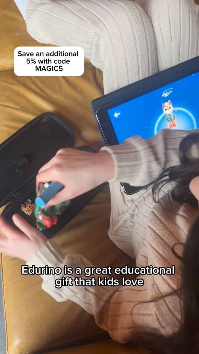 Ad: Ditch the chocolate this Easter and buy your child @edurino_uk 🐣 . Screen time that is actually useful. Perfect for travel over Easter too as it doesn’t need WiFi. 

#EDURINO #LearningThroughPlay #GoodScreenTime #earlyyearseducation #mummybloggeruk