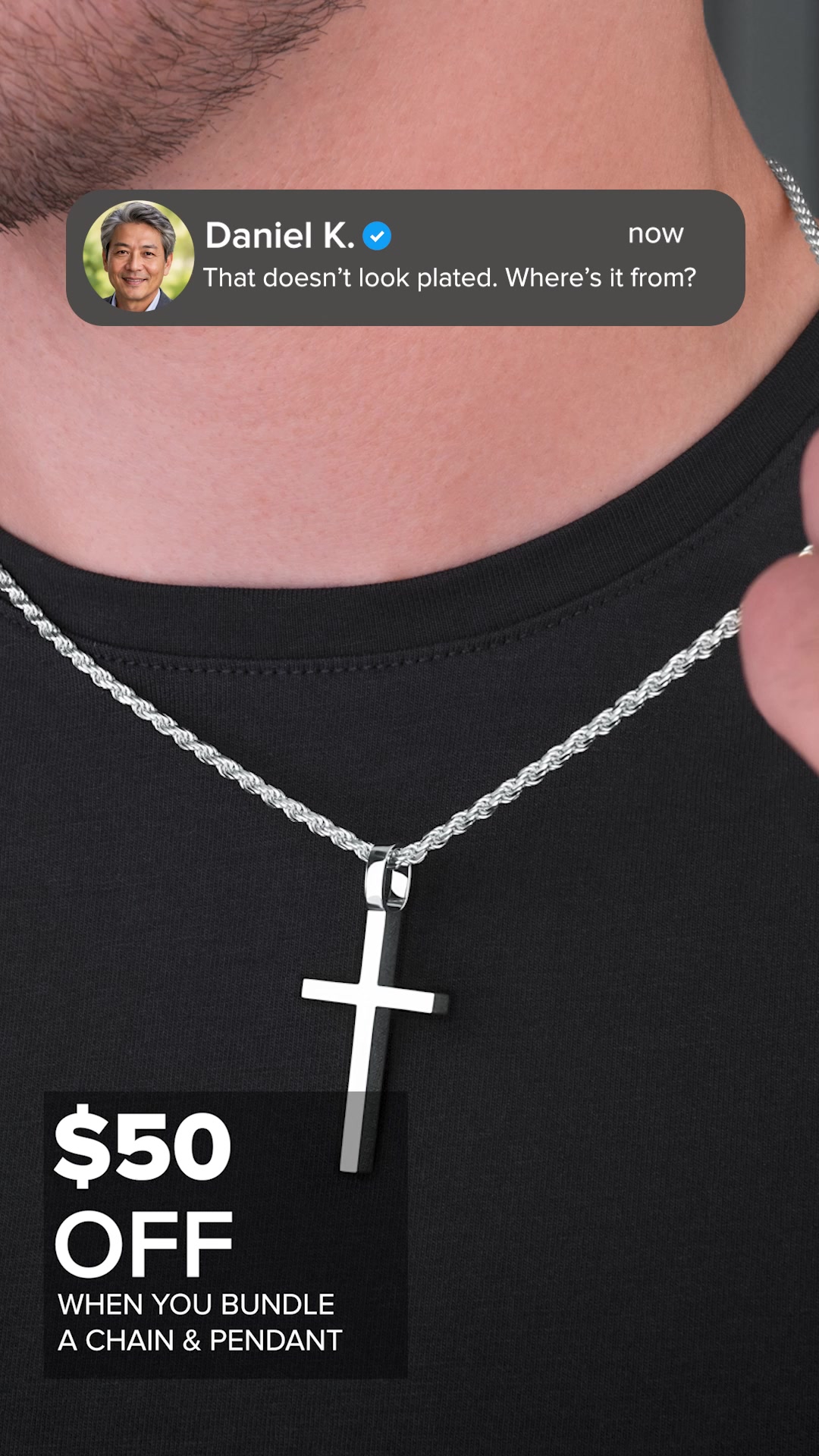 $50 Off Pendant + Chain Bundle
