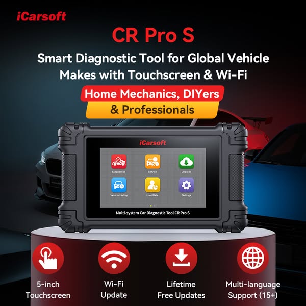 🚗 Brand-New Release | iCarsoft CR Pro S is Here!
The wait is over – the all-new CR Pro S diagnostic tool is officially live, making its worldwide debut.
From professional workshops to DIY garages, this is the tool that takes car diagnostics to the next level.
🔧 Why choose CR Pro S?

Full-System Diagnostics: Engine, ABS, SRS, transmission, air conditioning, body modules, lighting, adaptive systems & more → https://www.icarsoft-us.com/products/icarsoft-cr-pro-s
Bi-Directional Control: Send advanced commands to test actuators, windows, door locks, throttle, and more
Lifetime Free Updates: Always stay current with one-tap Wi-Fi updates
9 Service Functions: Oil reset, EPB reset, throttle relearn, DPF regeneration, TPMS reset, and others
Wide Vehicle Coverage: Works across major brands like Mercedes, BMW, Porsche, Ford, Nissan, Toyota, Honda, VW and many more
Powerful Hardware: 5-inch touchscreen, quad-core processor, 32GB storage, Wi-Fi + USB, compact and portable
🎁Exclusive benefits available for early adopters – don’t miss out on the very first release of the CR Pro S!

💬 Engage with us:

Which system do you most want to test with CR Pro S?

Drop your car brand/model in the comments and we’ll share which advanced features it supports!

👉 Order now:https://www.icarsoft-us.com/products/icarsoft-cr-pro-s