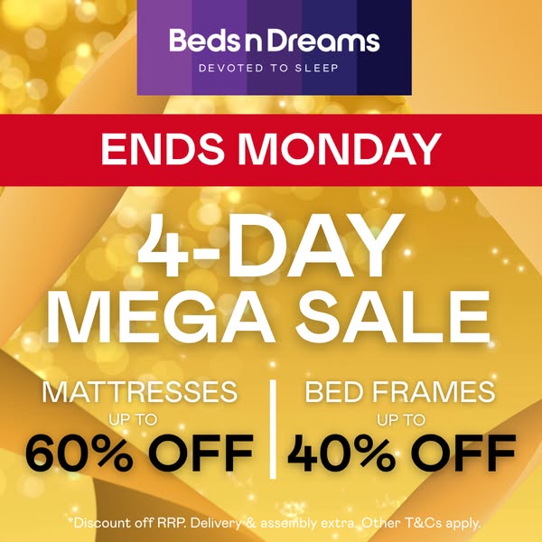 Mega Sale Ends Monday