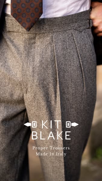 Kit Blake Trousers - Proper Trousers, Made In Italy