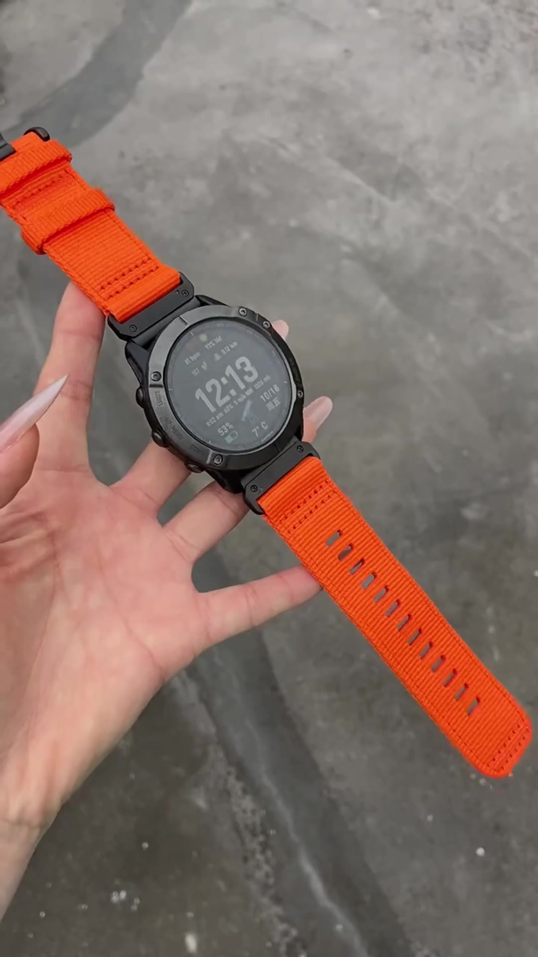 Elevate your Garmin watch game!
Durable nylon canvas strap for comfort & refined style
Secure snap-on design for a reliable fit
22mm & 26mm widths available - upgrade now and transform your timepiece!