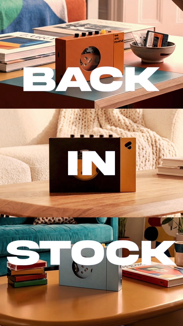 OUR CASSETTE PLAYERS ARE FINALLY BACK!