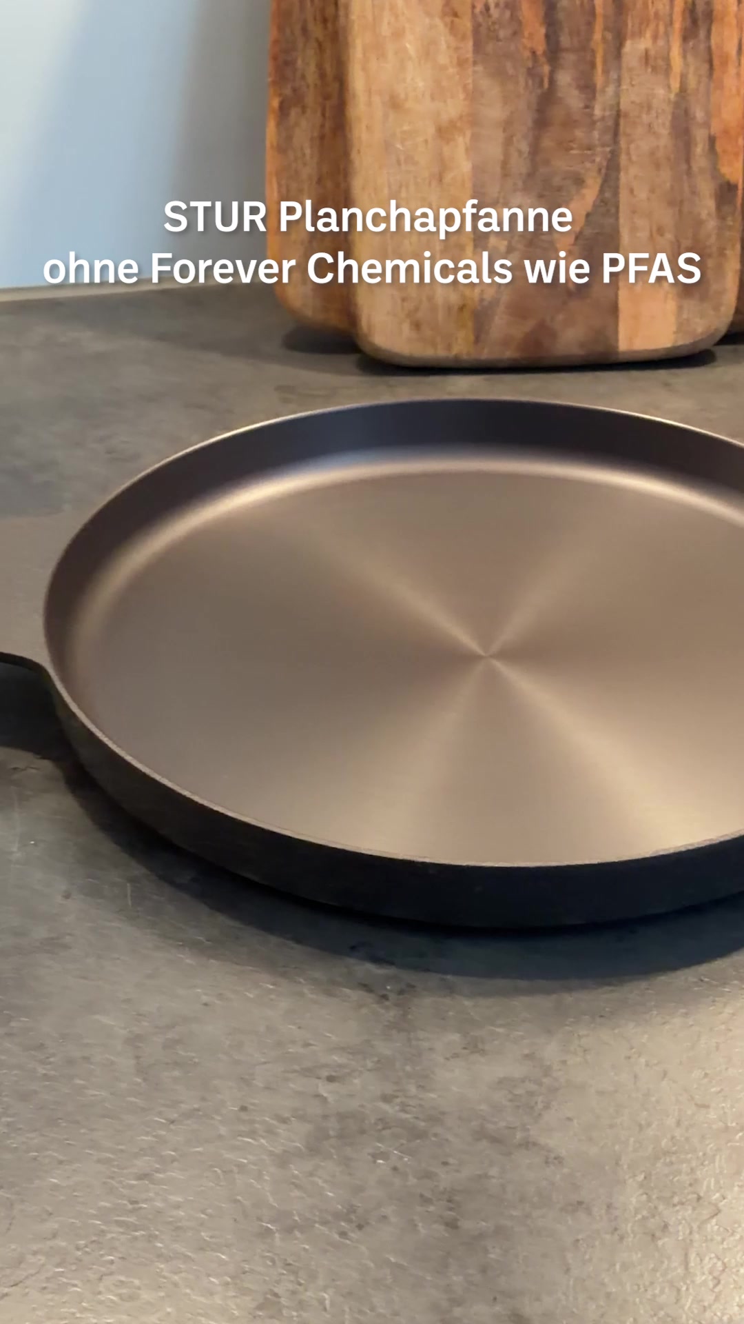 Flacher Pfannenrand = ein Muss!