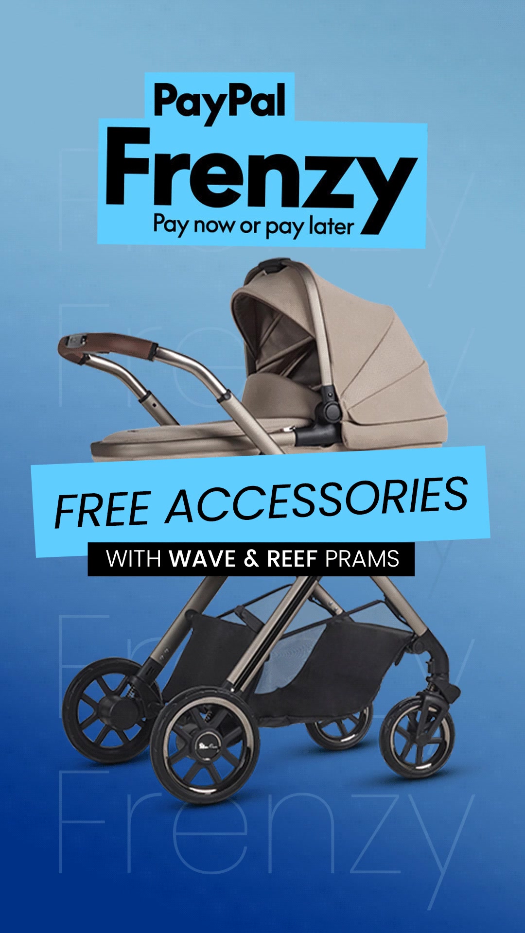 Wave & Reef prams — free accessories
