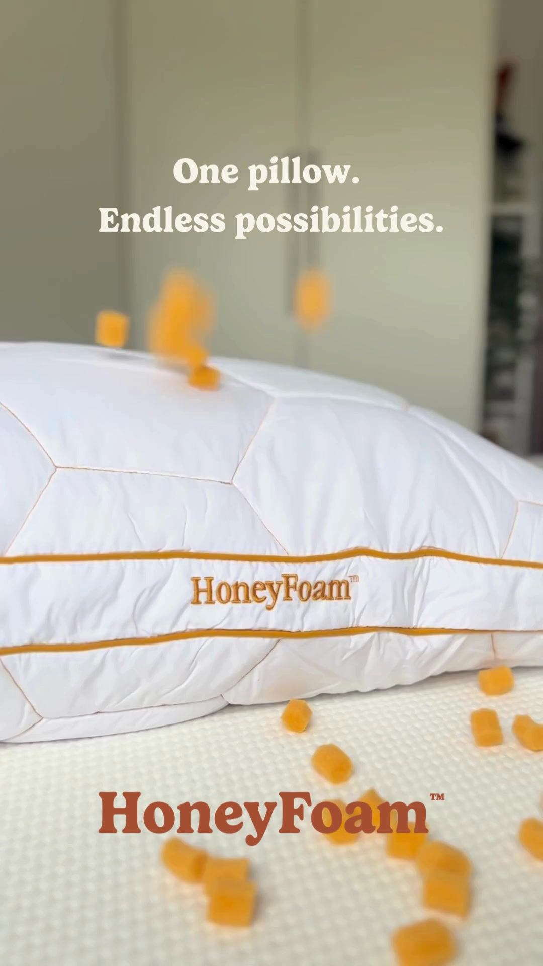 The HoneyFoam™ Pillow